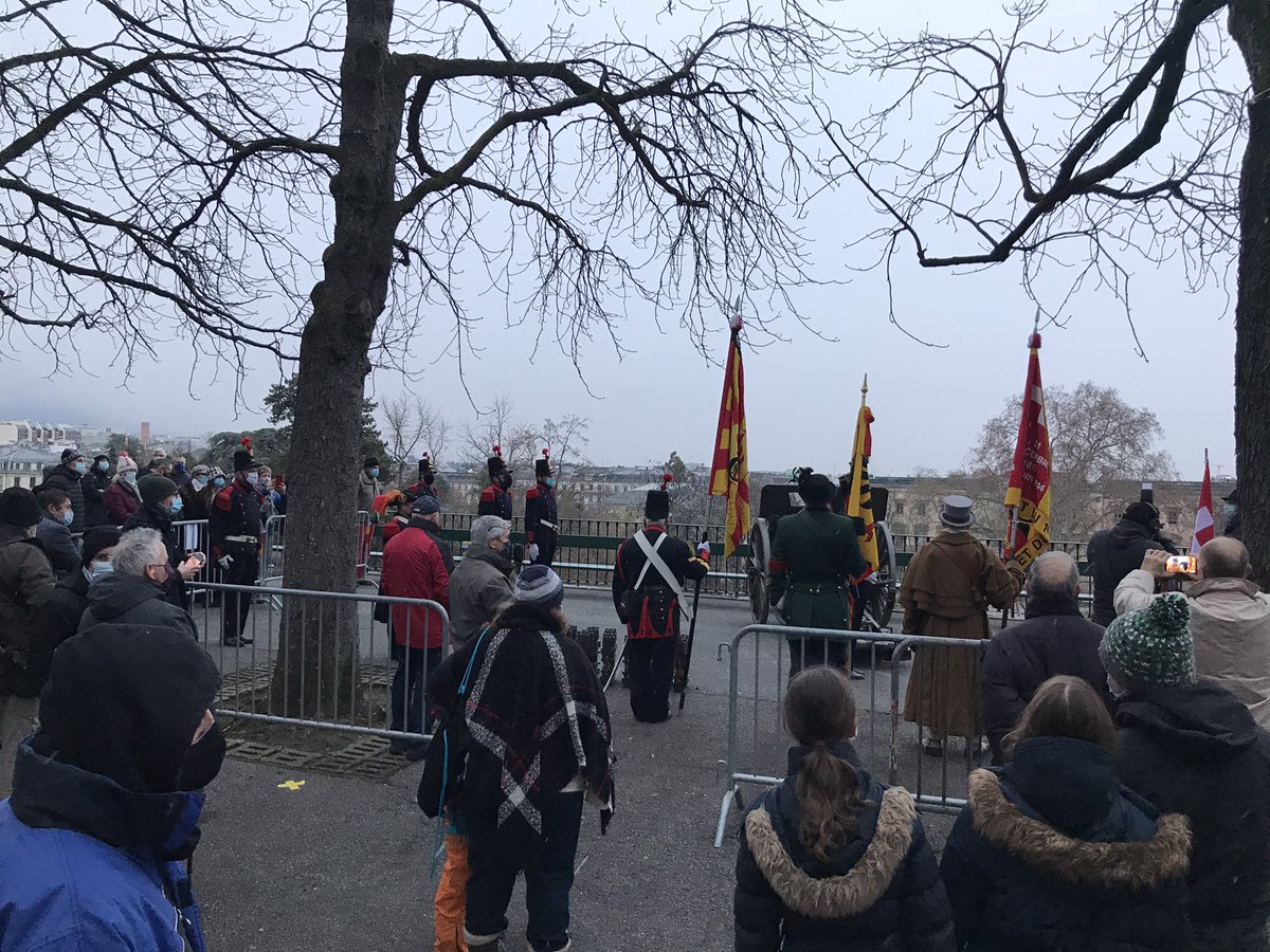 NSquillaci's tweet photo. Comme chaque 31 décembre, un moment clef pour Genève, la restauration de la République. Vive Genève, vive la Suisse #Geneve #patriotisme https://t.co/nNuOgPpgcX