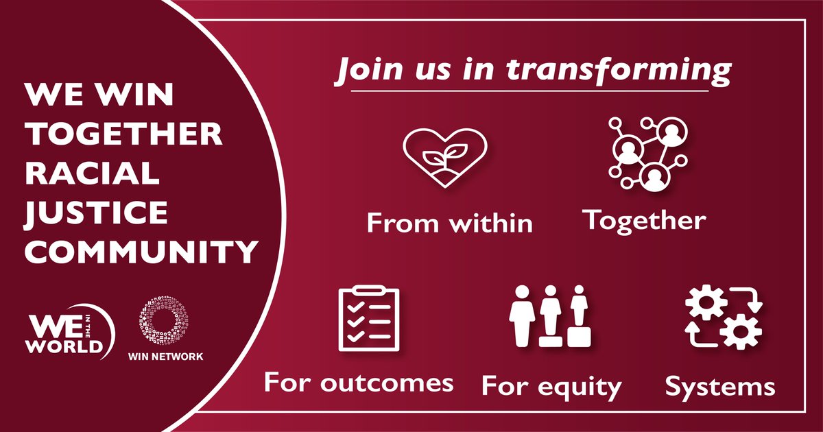 network_win's tweet photo. Interested in advancing racial justice within yourself, your organization, or your community? 

Learn more about our Spring WE WIN Together Racial Justice Community! 

Our orientations are on January 21 and 28 from 1-2 PM ET

Join Zoom here https://t.co/UaLhgchBaW

#WIN4Equity https://t.co/Ex2SKU7qVw