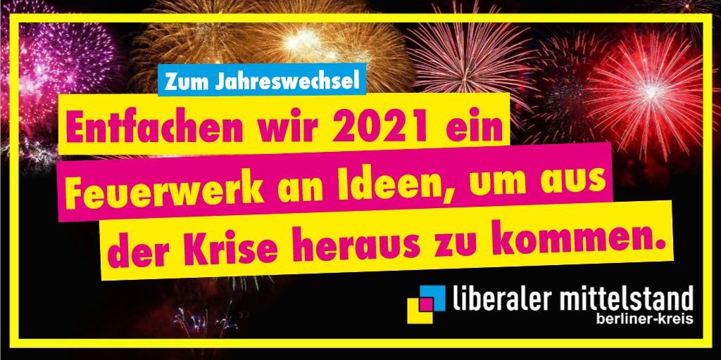 LiMiNord's tweet photo. Der Liberale Mittelstand ist der sozialen Marktwirtschaft verpflichtet. Mittelständische Unternehmerinnen und Unternehmer entwickeln Ideen und Vorschläge für die Politik, wie wir die erstarrte Wirtschaft im neuen Jahr wieder auf Trab bringen können.
#frohesneuesjahr #neujahr https://t.co/kSSzFnEwLa