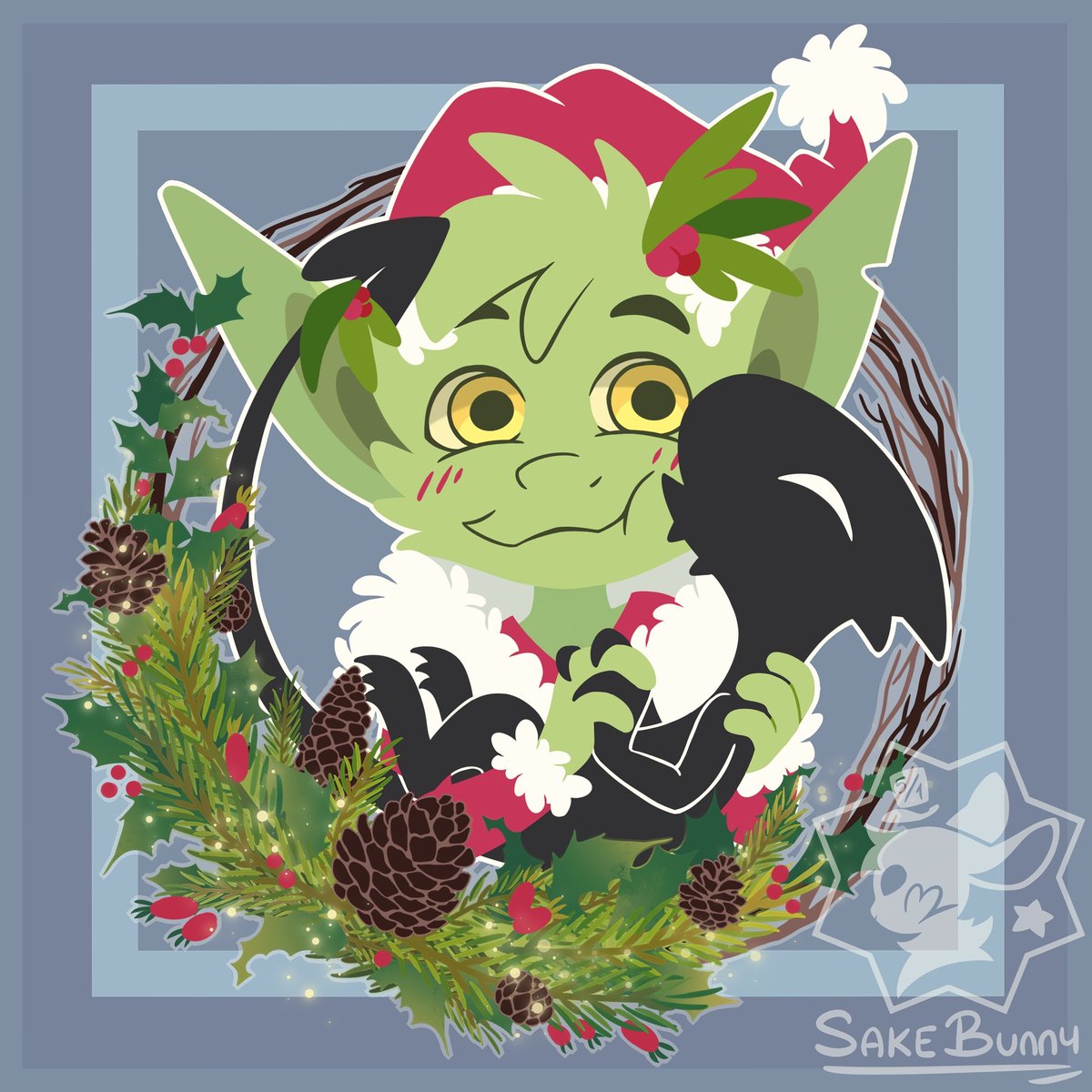 SaKeBunnyArt's tweet photo. HappyHolidays & HappyNewYear
❤❄🎄🎁🎉✨🎊🥂❤
#SweetHell #Disenchantment #Luci #Elfo https://t.co/UuxZlEF9fO