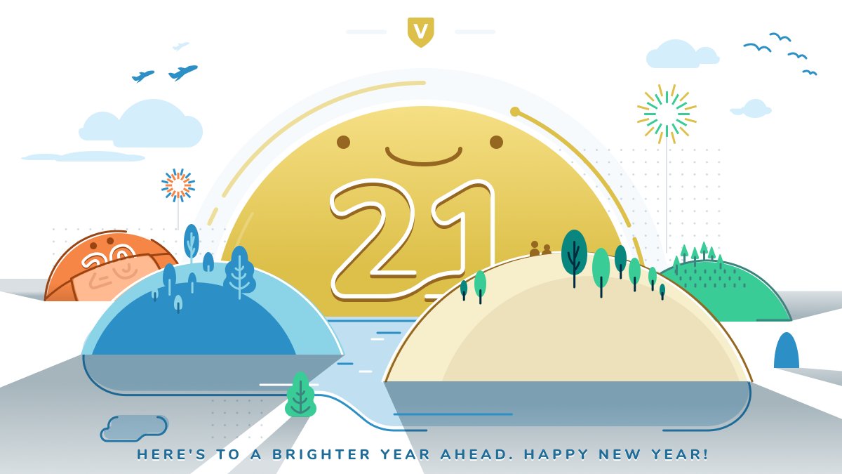 Vestwell's tweet photo. As we close out 2020, we want to share how incredibly grateful we are for all of you who have endured this emotional rollercoaster of a year alongside us. Here’s to sunnier days ahead in 2021. Happy New Year! https://t.co/b7CwlOvrLY