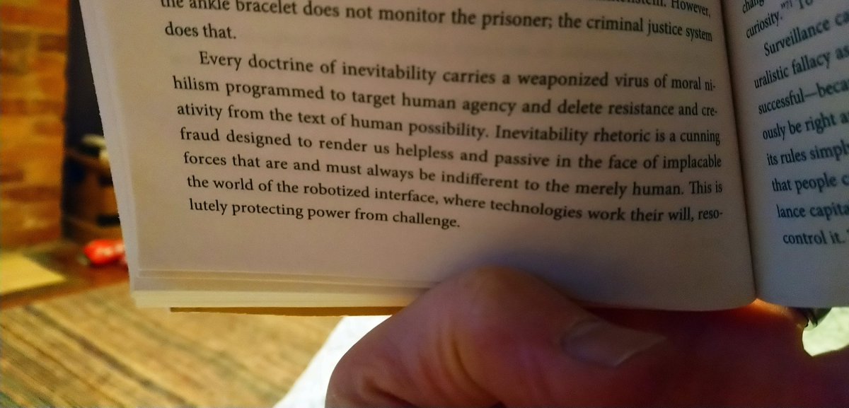 The grand seduction by the siren sound of technology.... A killer paragraph below from Zuboff. Let's stop talking smart and get back to sustainable as the imperative for strong transport planning.