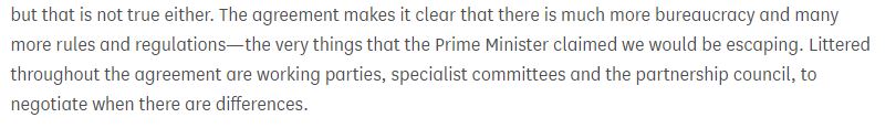 A point by Margaret Beckett, Lab,  @mp1mb, on bureaucracy in the CTA (without, unfortunately, emphasising the attendant diminution of Parliamentary sovereignty across a wide remit). /6