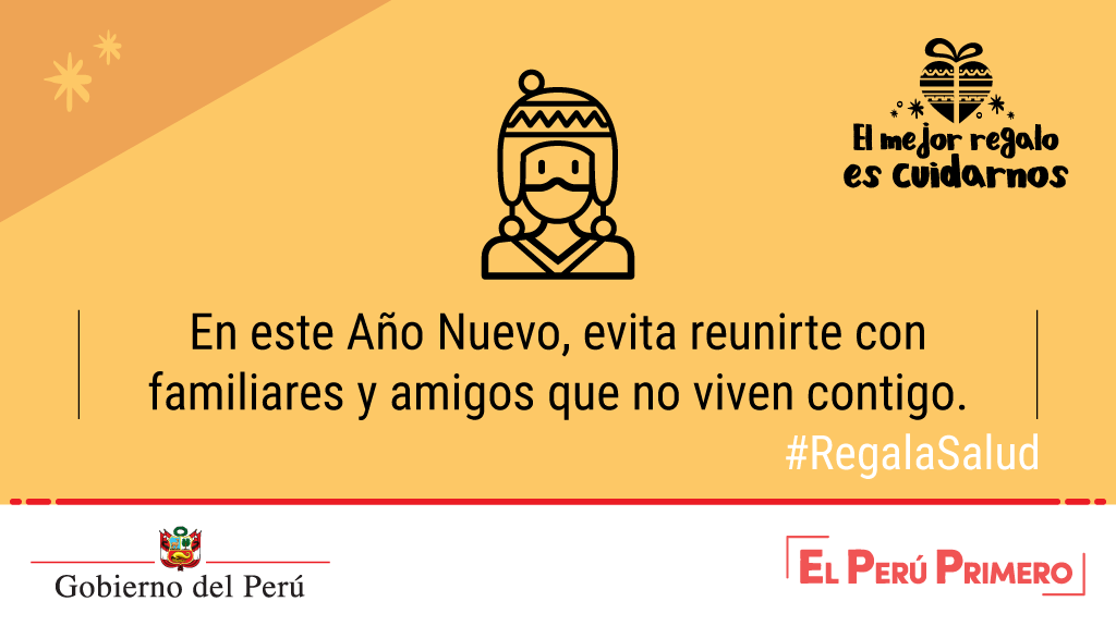 MidisFoncodes's tweet photo. Recibe el Año Nuevo solo con las personas que viven contigo. Sigue estas recomendaciones para protegerte y proteger a los que más quieres de la COVID-19. El mejor regalo es cuidarnos, #RegalaSalud. https://t.co/KROUp3j9Ce