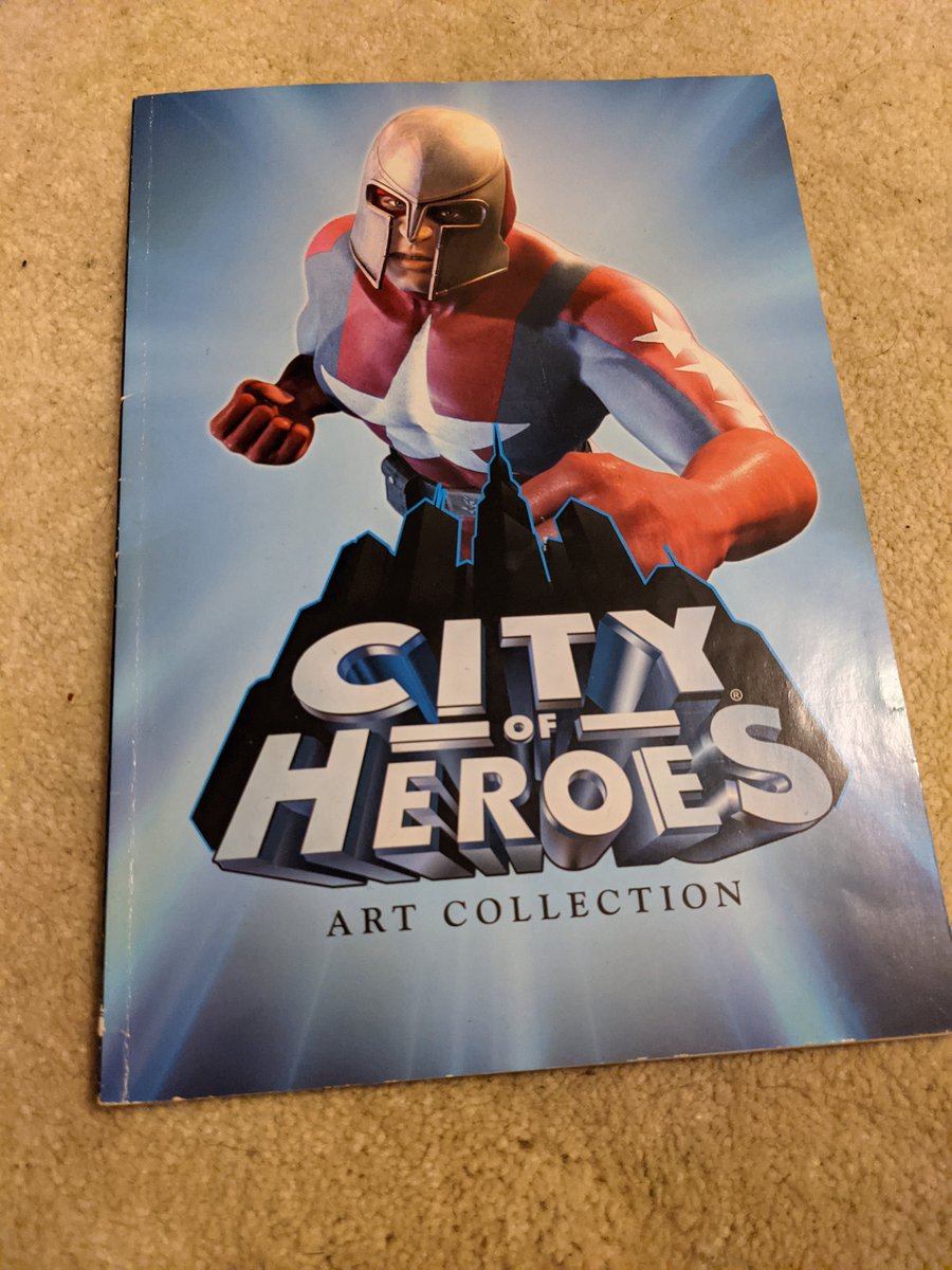Iodinosaur's tweet photo. Every time I find this book, I always have to have a little look through. #cityofheroes https://t.co/KoMEeoVzEY