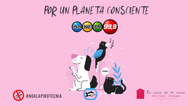 Planeta_GDL's tweet photo. En apoyo a nuestras mascotas y por respeto a todos, esta noche podrás disfrutar una vez más de una espectacular programación desde las 9 PM ✖️
#LaEstaciónMásCompleta 
✨🙌🏻🎉🌎��🐶🐱🤍 #NoALaPirotecnia #Planeta999 #PlanetaRadio #EquipoPlaneta https://t.co/pkozy2MnLp
