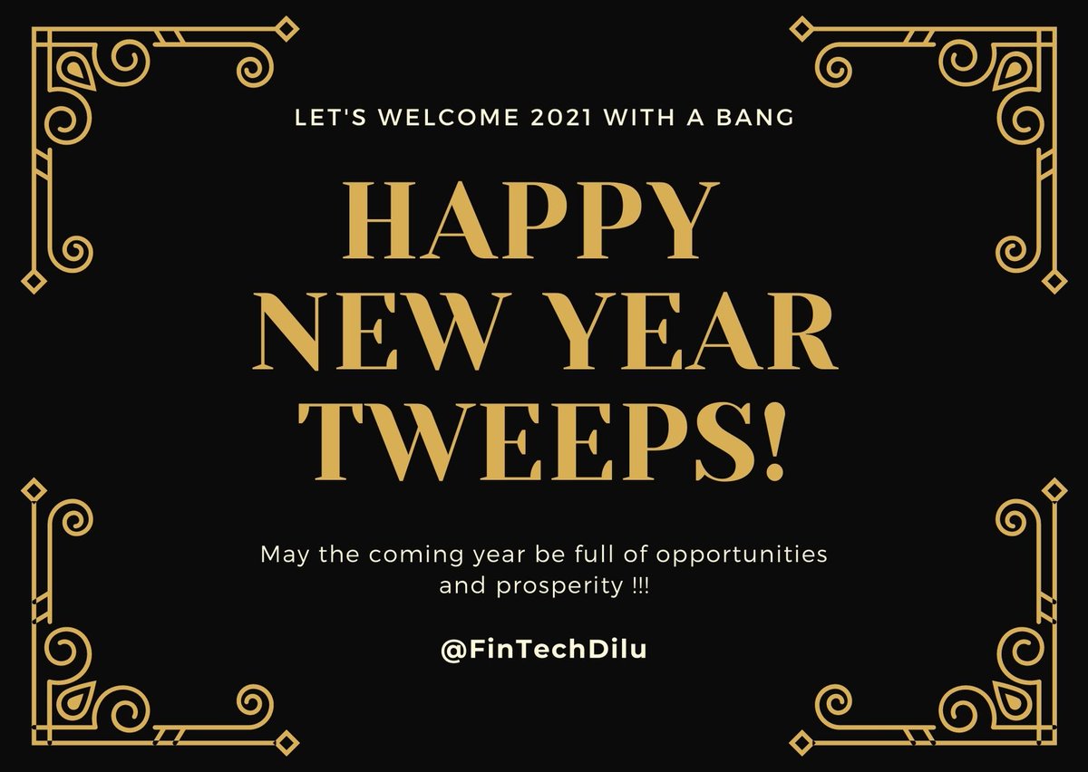 FinTechDilu's tweet photo. #HappyNewYear2021 #newbeginnings #Blessings #GoodBye2020 https://t.co/juBz3bHnjB