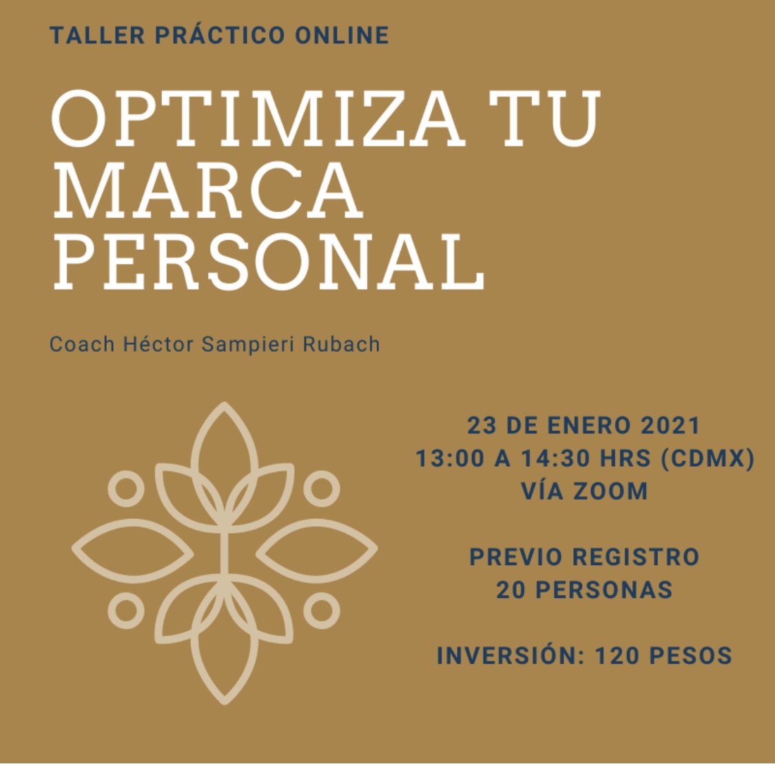 HazyAprende's tweet photo. Último día del año. Una de las cosas que puedes hacer para el próximo ciclo es trabajar en tu proyección #profesional. Aprovecha el último día de precio preferencial para el primer taller del 2021. https://t.co/NQ8TacixQg https://t.co/15HwHckzyI