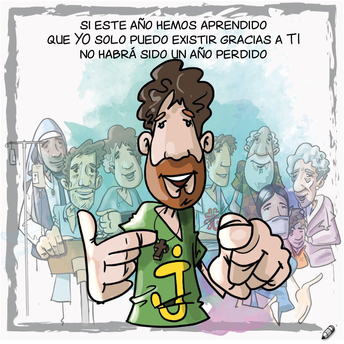 elJartista's tweet photo. Que no haya sido un año perdido... #2020Ends  #Tu_Yo #compArte #evangelio #nuevaevangelizaccion #GodIsGood #Ama #FelizNavidad #FelizNocheVieja #FelizAnoNuevo #Feliz2021 https://t.co/wUHRPIrOXU