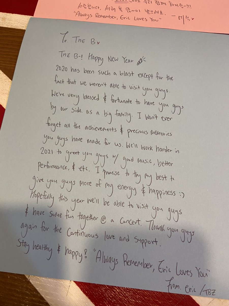 bichijae's tweet photo. eric's fc letter 😭❤️ https://t.co/HiPNVQQN3a