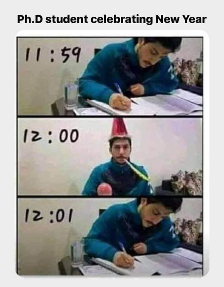 TheIASR's tweet photo. Today is NYE! 🎉I hope that everyone takes the day to have fun (safely) with those around them! Ring in 2021 with lots of laugh and save the writing for another day. #HappyNewYear #later2020 #itsbeenreal #pandemicsandgradlifesuck #newyearstillagradstudent https://t.co/egVv00aHNi
