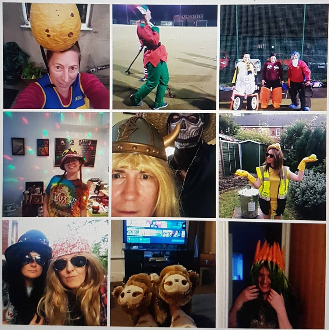 MossPark_Hockey's tweet photo. 2020 The Moss: some excellent #outfits. We #rode #ran #swam #hiked, did @jessicaennishill #workouts from home. We #baked. We #quizzed. Some of our players even #savedlives #keyworkers. #played #hockey. Love toMoss Park #hockeyfamily. 2020 would have been awful without you all x https://t.co/1VEtC6Dc8O