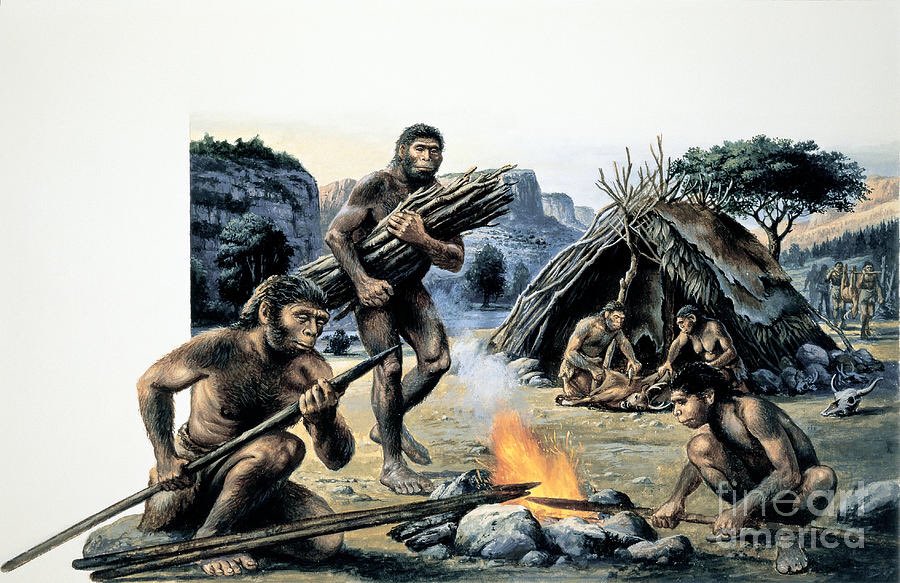 En effet, l’énergie calorifique, avec la maitrise du feu remontant probablement à Homo Erectus il y a 400 000 ans, a toujours été réservée à des usages non industriels comme la cuisson domestique.