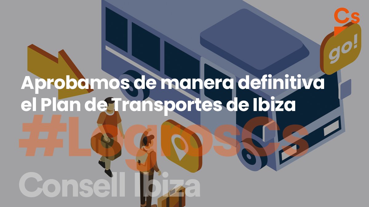 CiudadanosIbiza's tweet photo. 🚍 ¡La isla de Ibiza se mueve!

🚌 Aprobamos de manera definitiva el Plan Insular de Transporte de Ibiza. 57 líneas, más frecuencias incluso en invierno y mejores combinaciones para transbordo.

🍊 #LogrosCs https://t.co/2KRsvOSk1t