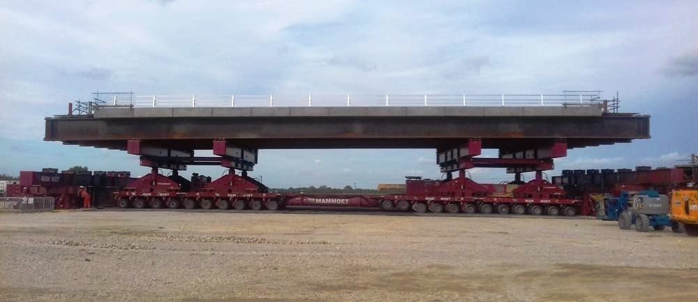 The reinforcement design within the concrete will be optimised to deal with these forces and allow the bridge to flex without causing damage. The Bar Hill bridges on the A14 have spans of 40m, with steel beams – but are integral! The concrete can cope with the expected movement.