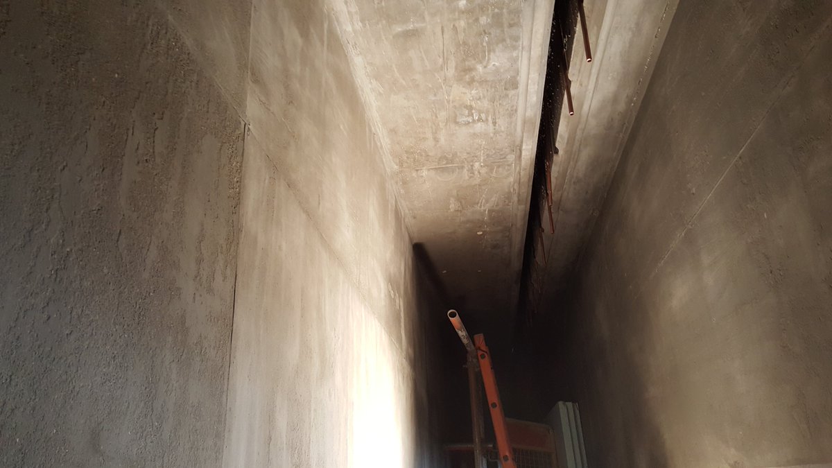 How do we separate the deck and abutments? They become physically separate concrete sections; and the deck sits on the abutments using bearings. Bearings connect the deck to abutments, transfer the loads, and allow movement. Photo 2 shows gap between deck & abutment from below