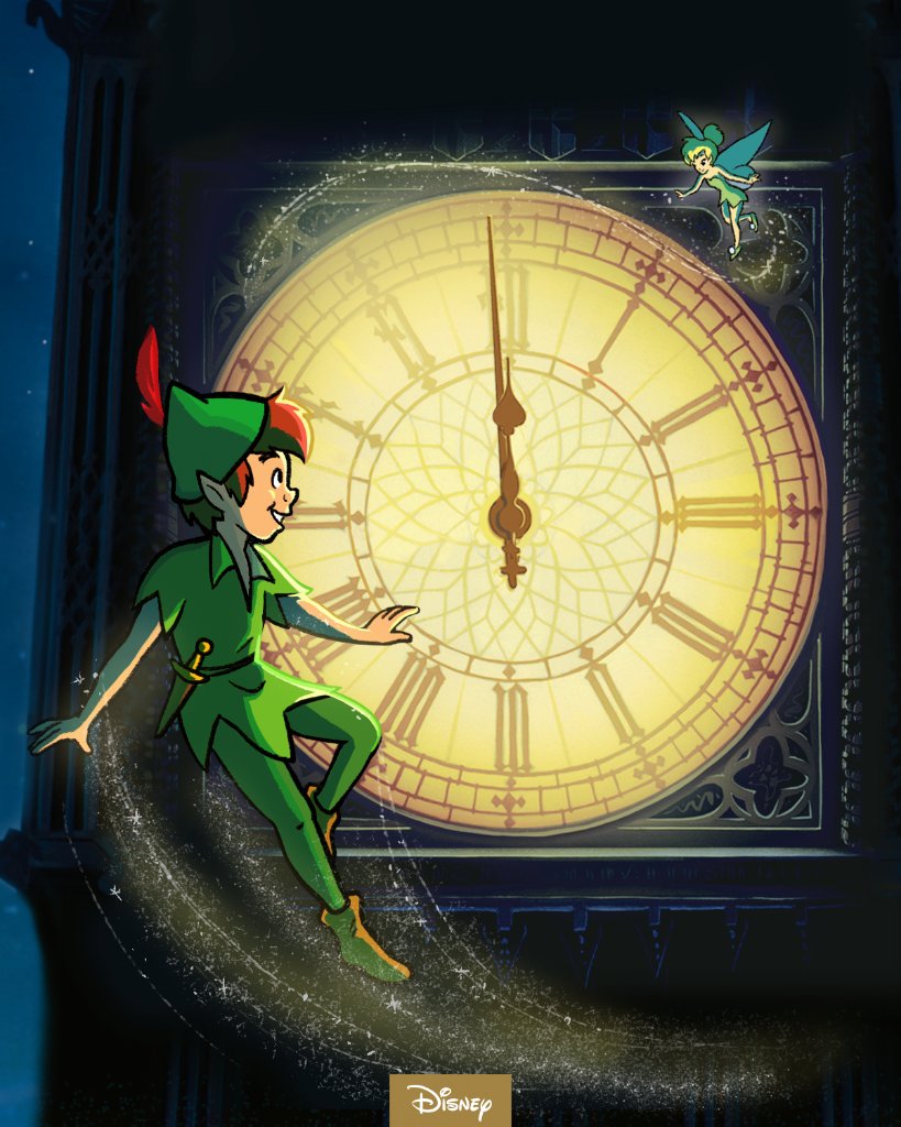 Disney's tweet photo. Here’s to a pixie-perfect new year! https://t.co/kyO1kTawQK
