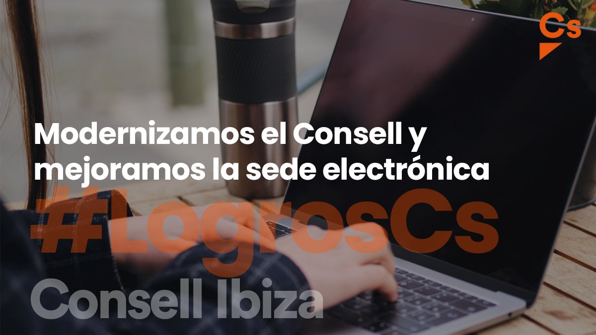 CiudadanosIbiza's tweet photo. 🏛 Modernizamos el Consell d'Eivissa y mejoramos su sede electrónica para que sea más cómoda para el ciudadano ibicenco.

🍊 #LogrosCs https://t.co/HvxwJxdF0Y