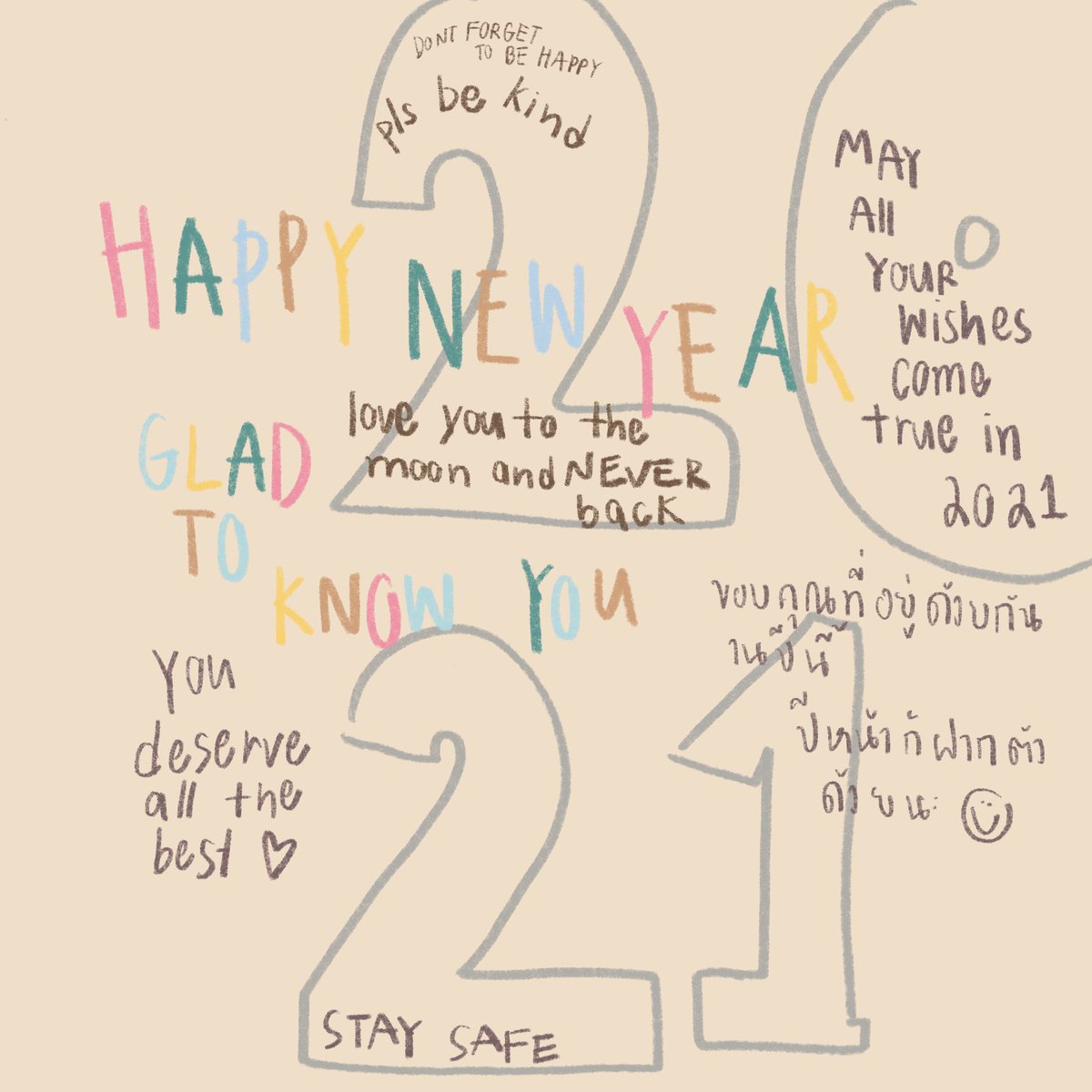 poppyindaeyo's tweet photo. Happy new year 2021 🥳✨ ทุกคนเก่งมากที่ผ่านปีนี้มาได้คั้บ ฮือ กอดกันสามที ปุ้ปุ้ โบดีใจมากที่ได้รู้จักทุกคน ขอบคุนที่เข้ามาคุยเร่นกันตลอดตลอดนะคะ เย้ ยูอาร์มายแฮปปิ้เน้ส   ขอให้ปี2021 ใจดีกับทุกคนมากๆนะคะ รักษาสุขภาพ ไม่เจ็บไม่ป่วย แร้วก้มีความสุขกันมากๆนะคะ เบิ้บบู🥰🤏🏻 https://t.co/7xXfwJOmbn