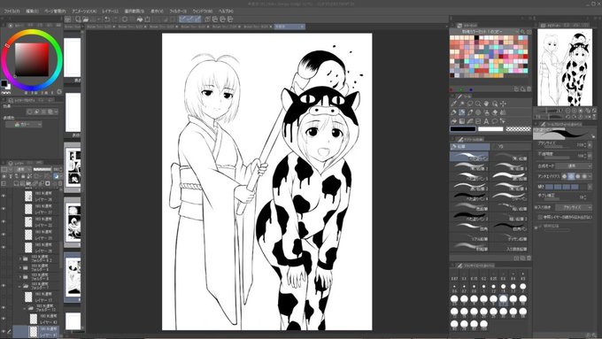 ライブでここまで進みました #今日のライブ進捗 https://t.co/3g05mv0EpV 