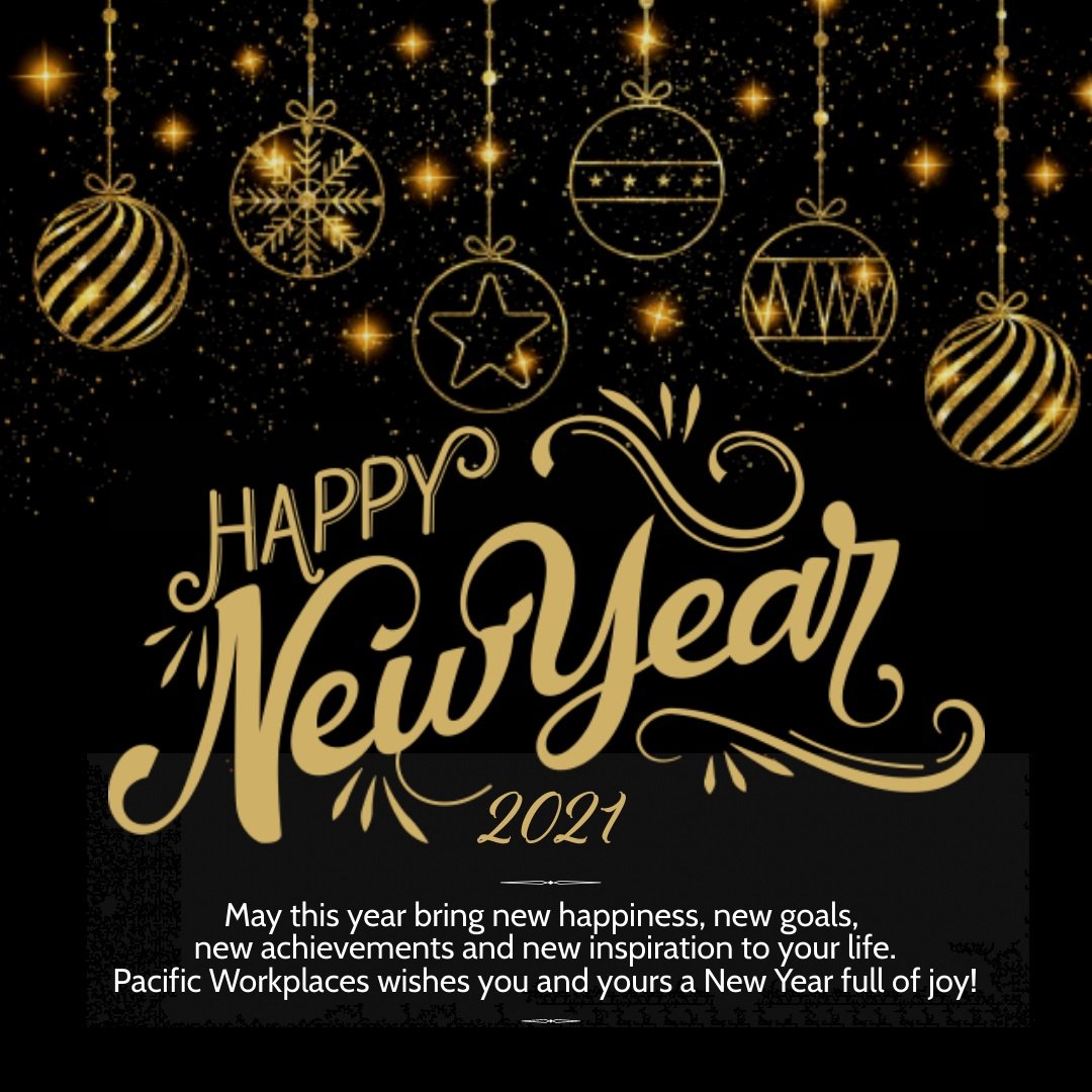 Pacific Workplaces Walnut Creek is grateful to be moving forward into this New Year WITH all of you - our families, friends, Pacmates and small business allies everywhere. None of us face these challenges alone. 💞

We wish you and yours a joyful New Year!
