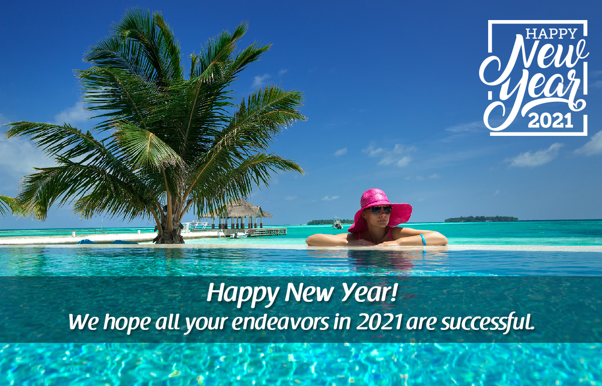 Cheers to the New Year! May 2021 be an extraordinary one 🙌