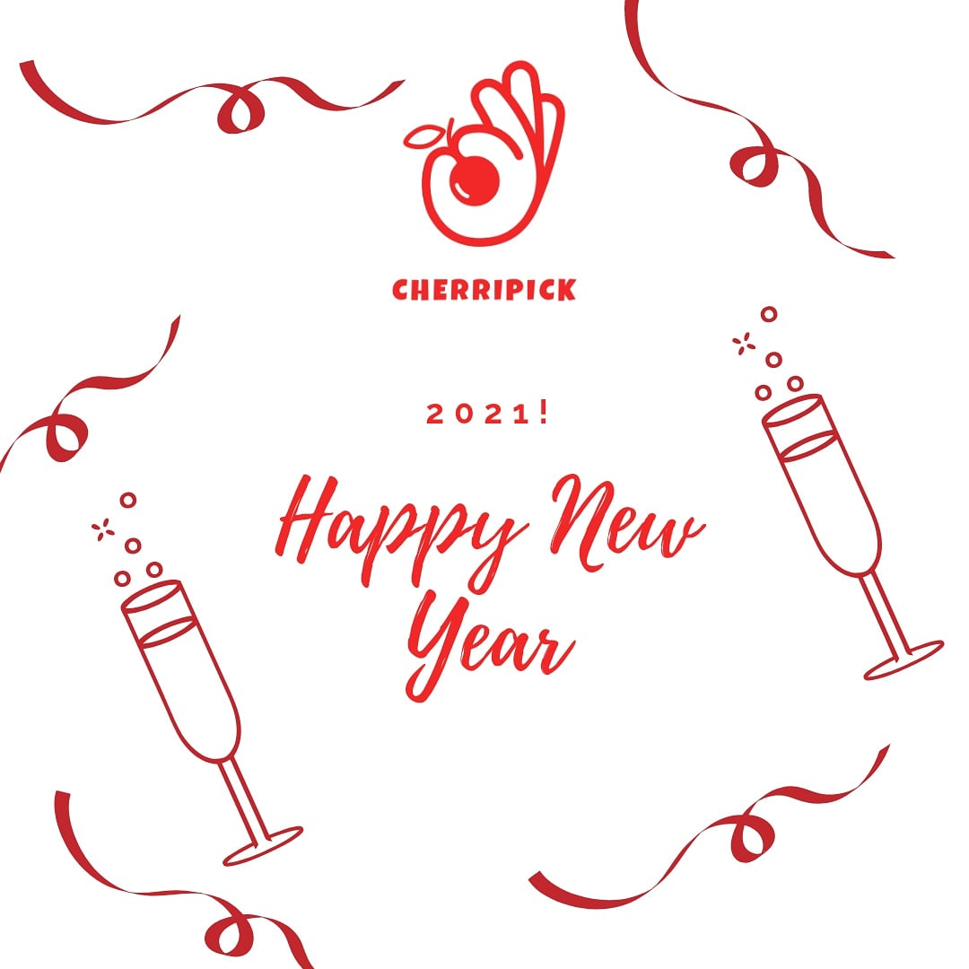 cherripickapp's tweet photo. #happynewyear #2021 #growthyear #heresto2021 https://t.co/xXYV2rfNs9
