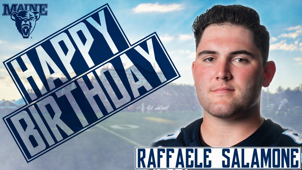 BlackBearsFB's tweet photo. Happy Birthday, Raffaele Salamone! 🎉

#BlackBearNation | #ChampionshipMentality | #CAAFB https://t.co/sAbAdTT7TC