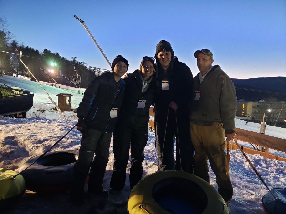 My family and I went snow tubing in February! I was having a kind of rough couple of days at the time and this day really cheered me up a lot at the time :)