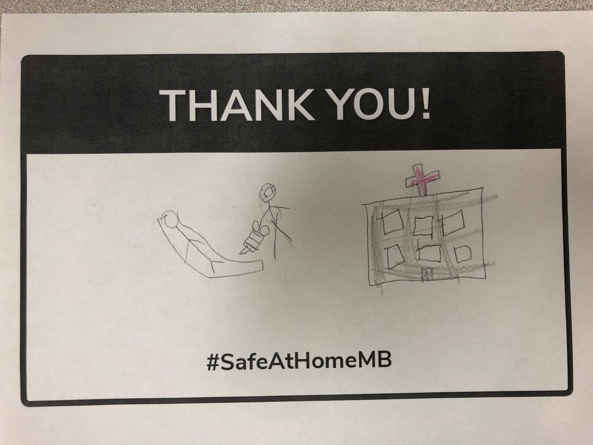 SharedHealthMB's tweet photo. Students are offering messages of gratitude and hope for our #HealthCareHeroes this holiday season. Their commitment to #StaySafeAtHomeMB is a holiday message we very much support. From all of us, to all of you, thank you for keeping our community safe. https://t.co/NlQpYnPCcU