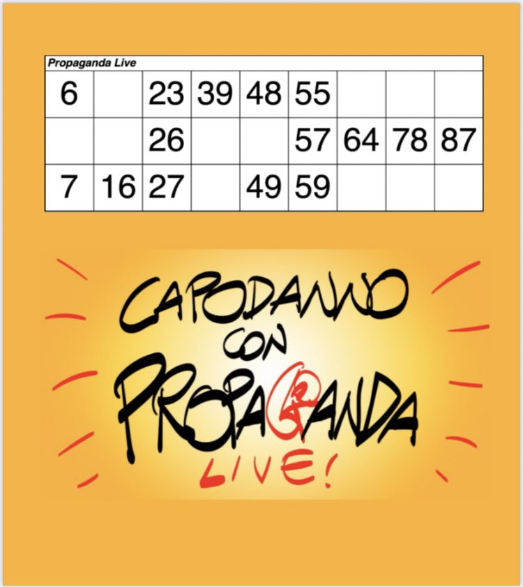 BaldiUmbro's tweet photo. Potevo finì il 2020 de turno in Ospedale e invece tombolo da casa, butta via!

#propagandalive
#propagandatombola https://t.co/obiciipRcm