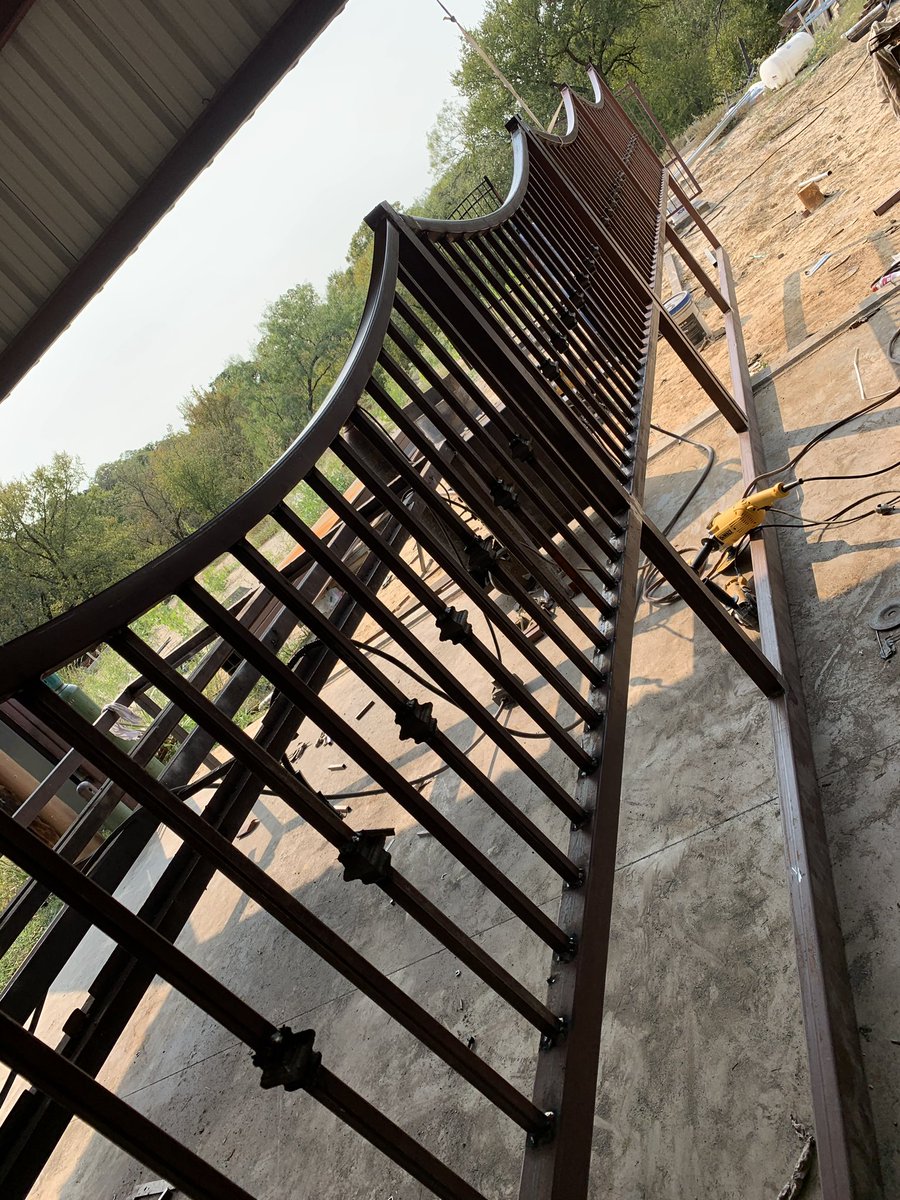 dfwfence's tweet image. Gate fabrication, custom slide gate #gateshop #slidegate