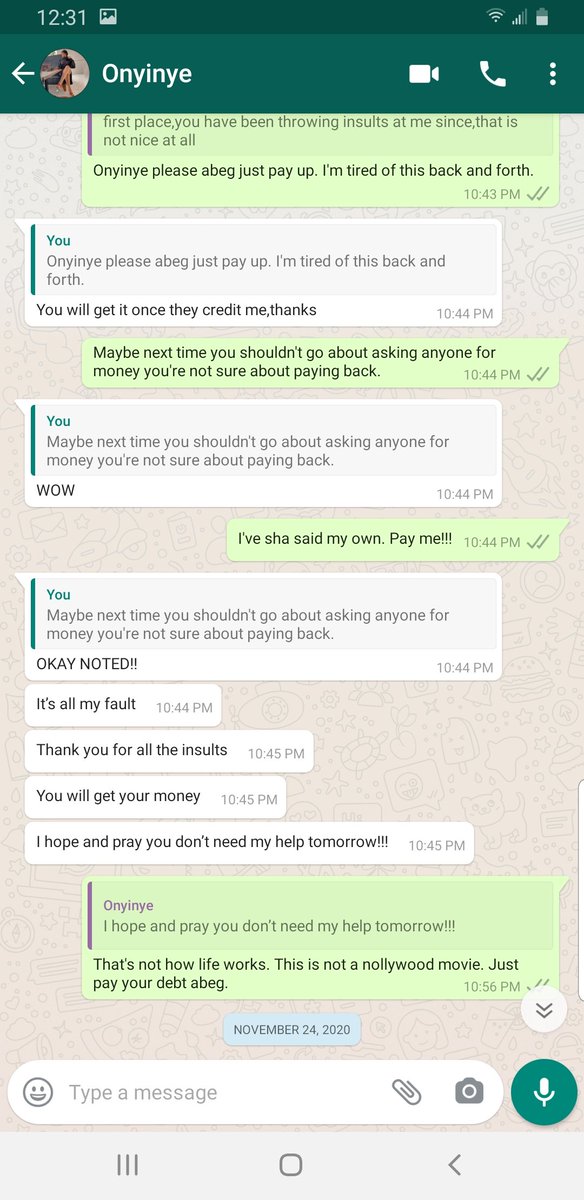I started coming up with fake stories saying the money wasn't mine thinking that she'd have a change of heart and pay up. You people should see what she started telling me Meanwhile she was balling and uploading on IG I kid you not (mzzsplendor_official).