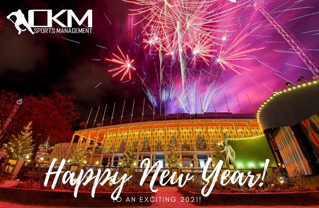 CKM_Sports's tweet photo. Happy New Year! To an exciting 2021! 

#NHL #AHL #ECHL #USportshockey #NCAAHockey #USHL #JrASMsarja #SuperElite #CHL #WHL #OHL #QMJHL #Businessofhockey #playeragent #hockeyagent #hockeyagency #IIHF #NHLDraft https://t.co/IczQEoaQcw