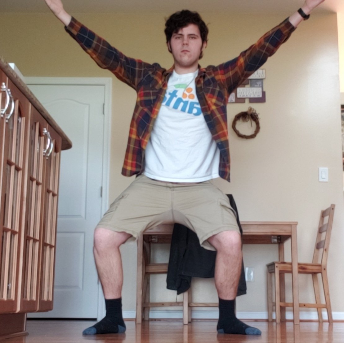 April is my birthday month, and despite not having any sort of big celebration, I got suprise visits from Luis and Rachael, and at the time man it was just absolutely crazy talking to another person! (Also Rachael made me that very cool cake) :)