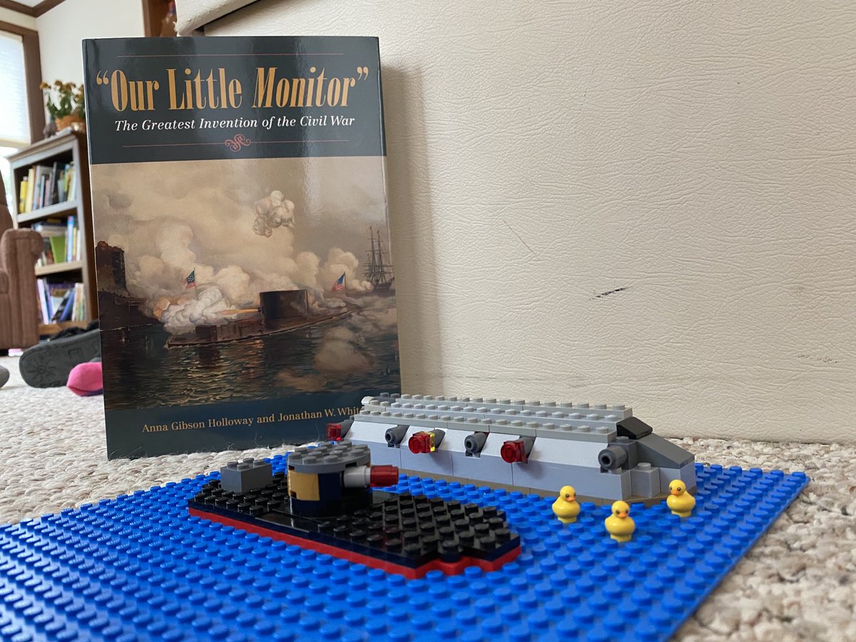 CivilWarJon's tweet photo. OTD in 1862 #OurLittleMonitor sank in a gale off Cape Hatteras. In her honor we made a LEGO creation.
@monitorkitty
@KentStateUPress
@USSMonitorLab https://t.co/vs3AI92Cey