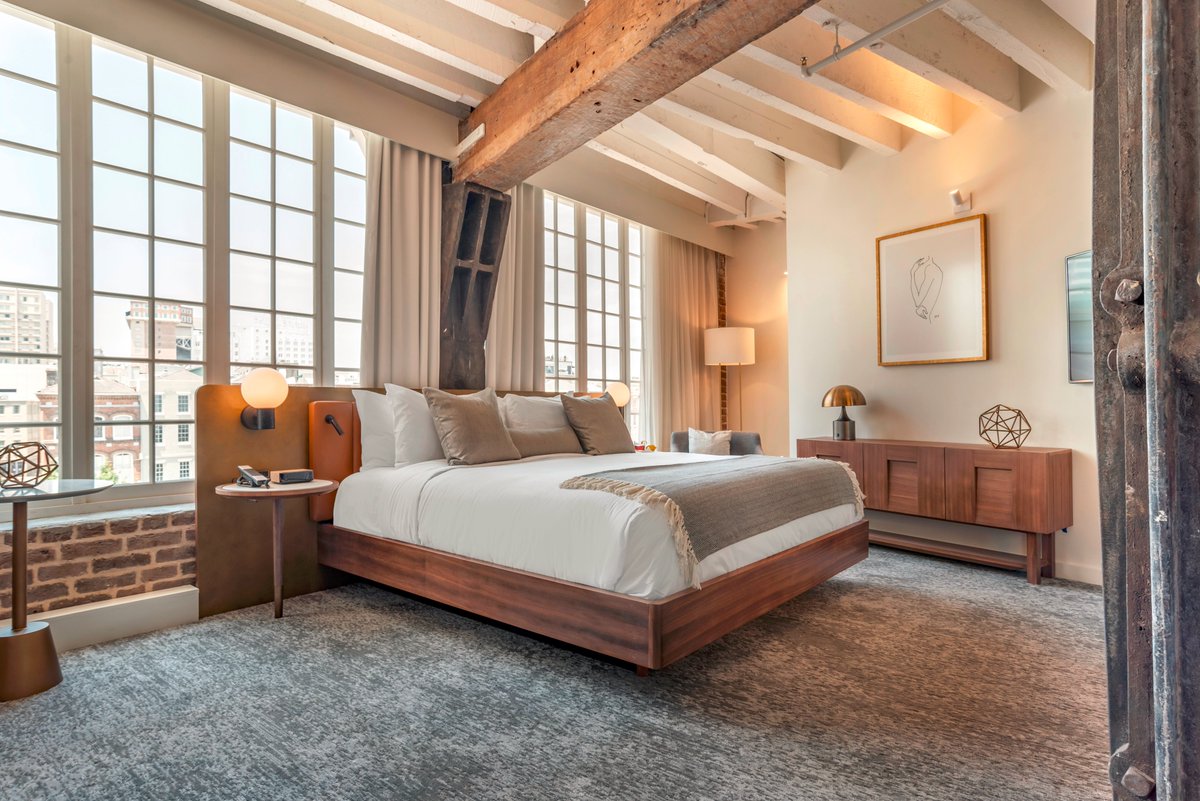 City_Business's tweet photo. Former sugar warehouse reopens as French Quarter boutique hotel https://t.co/a31v40Diud https://t.co/28cEelGWGr