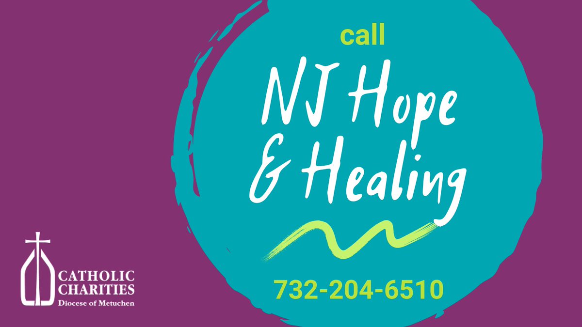 CCDOM1's tweet photo. Are you a resident of Hunterdon, Middlesex, Somerset, or Warren County? Have you experienced loss due to Covid-19 and are in need of resources? Call NJ Hope & Healing at 732-204-6510.
#Heretohelp
#Letsrecovertogether
#NJHopeAndHealing
#Communityresources https://t.co/VjqhDM76SS