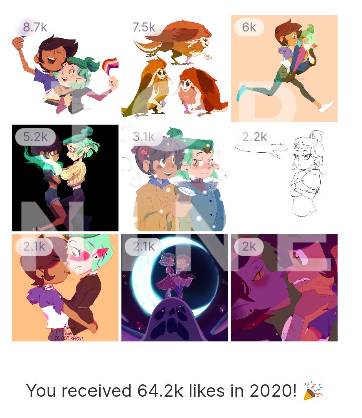 My top nine since everyone is sharing ?so much lumity 