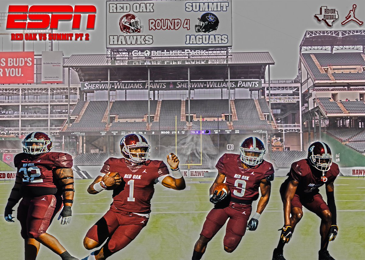 rohawksfootball's tweet photo. ‼️ COME SUPPORT TOMORROW ‼️

🆚 Mansfield Summit 🆚

📆 1.1.2021 📆

⏰ 11:00 AM Kickoff ⏰

🏟 Globe Life Field 🏟

ROUND 4 LET’S FIND OUT https://t.co/V5hU9eWQCE