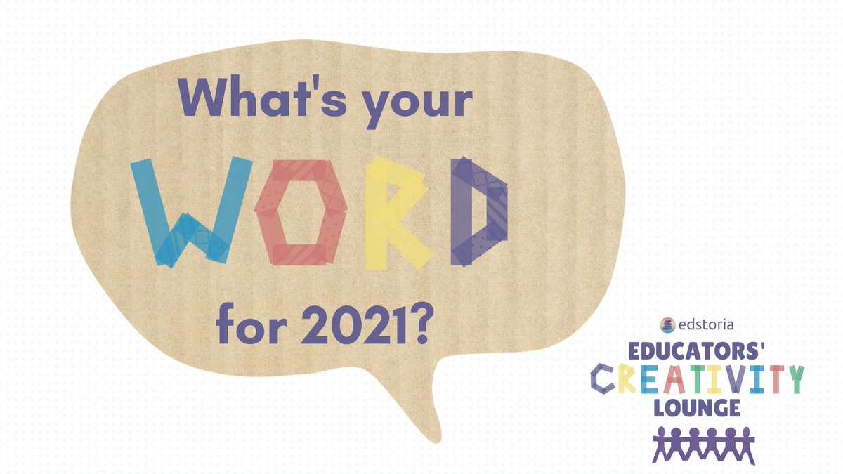 drabigailjoseph's tweet photo. Educators, What's your word for 2021? Celebrate with the start of the new year with the @edstoria community of educators. Check out the Facebook event 
https://t.co/UQVpaClLah or comment to #edstoriaChat on New Year's Day.

#EducatorsAreCreative #edchat #MakersEd #caedchat https://t.co/hkFcOQMVjK