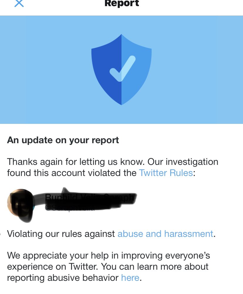 Every time you call me a transphobe or that I have internalized transphobia you get reported and look