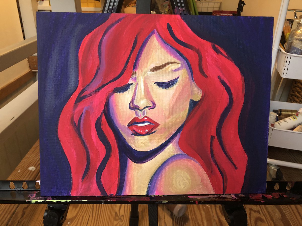 hottiedes's tweet photo. A christmas gift for a bestie ❤️ #Rihanna Follow ddstudio23 on insta!! https://t.co/NTzsApfSA5