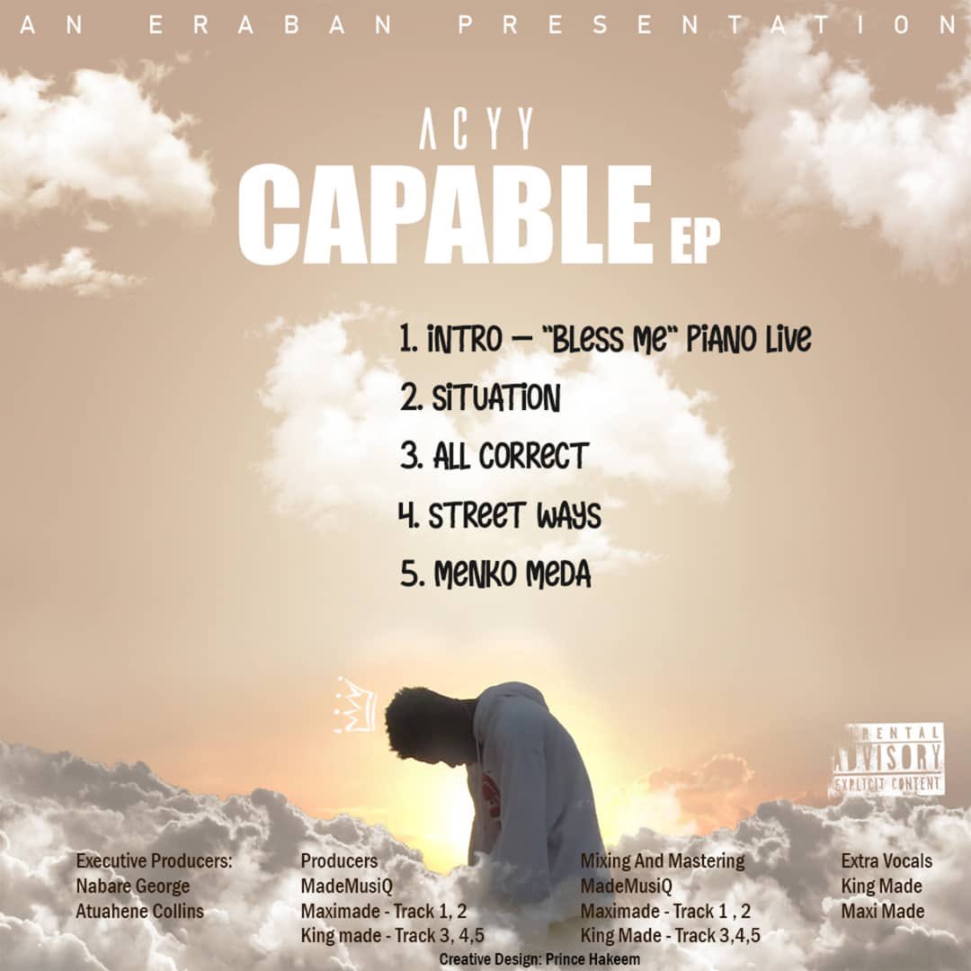 SportsCornerGH's tweet photo. CapableEP by Accy 

Audiomack : https://t.co/OS4TfFqhnO

iTunes : https://t.co/R7fip3z62m

Boomplay : https://t.co/mKxFZhQVFp https://t.co/i8zQ8LhkWI