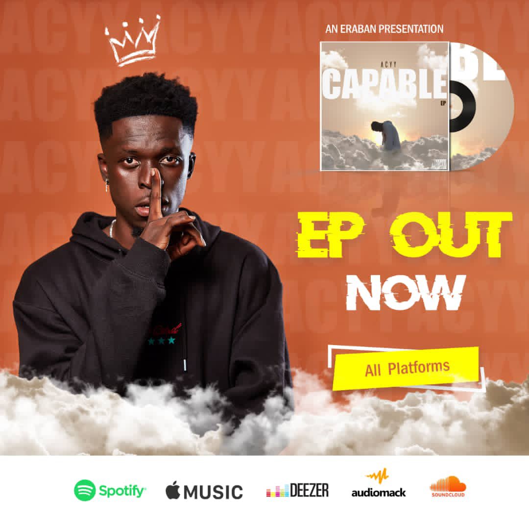 SportsCornerGH's tweet photo. CapableEP by Accy 

Audiomack : https://t.co/OS4TfFqhnO

iTunes : https://t.co/R7fip3z62m

Boomplay : https://t.co/mKxFZhQVFp https://t.co/i8zQ8LhkWI