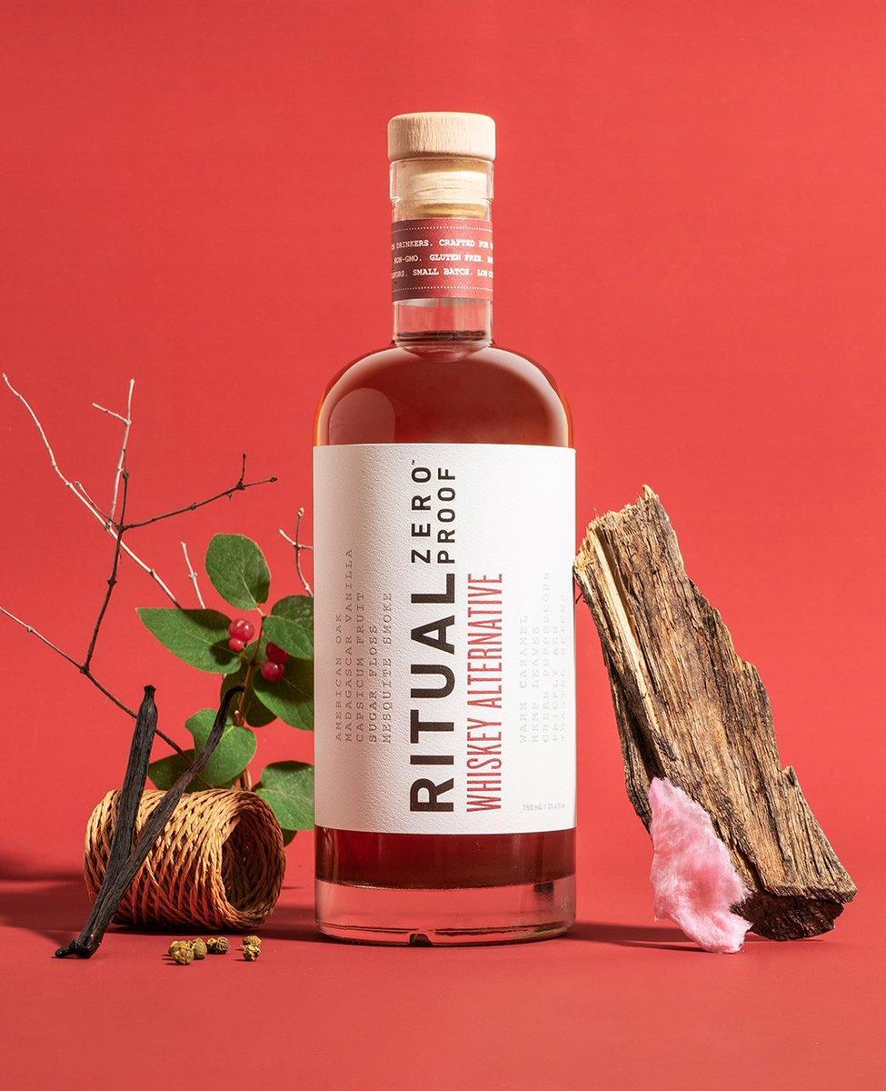 Then there's  @ritualzeroproof, which promises "The taste of gin, whiskey and tequila without the alcohol or calories."I haven't tried their products yet, but they're on my short list!