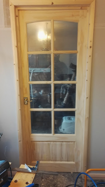 In keeping with the new isolationism sweeping the world I built a border (partition and door) and imposed strict controls for passing through it...