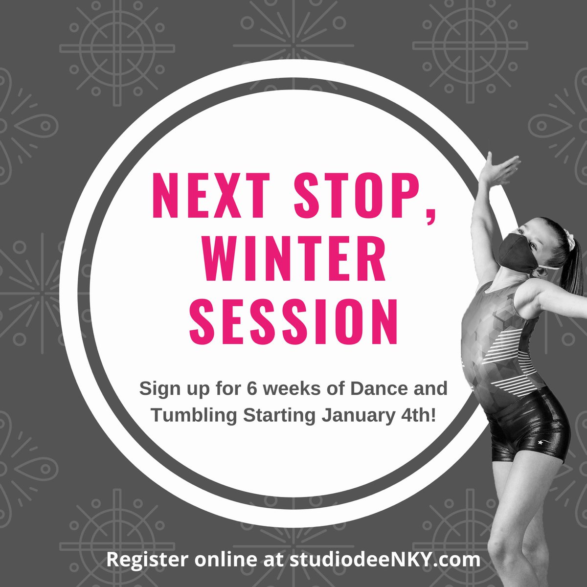 studiodee_nky's tweet photo. NEXT STOP —> WINTER SESSION 🤩 

Sign up for 6 weeks of dance or tumbling! Classes start January 4th so you don’t want to miss out on all the fun! Register online at https://t.co/fsA4SVuaNH 💗 https://t.co/2ngbOMk3ii
