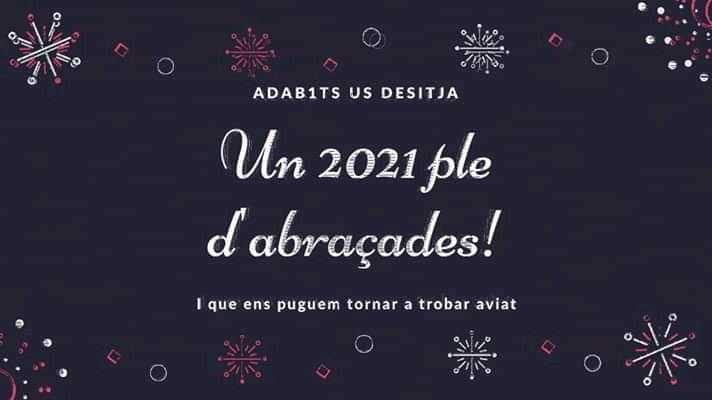 adab1ts's tweet image. Que l&apos;any que arriba sigui més amable que el que se&apos;n va! 🥂