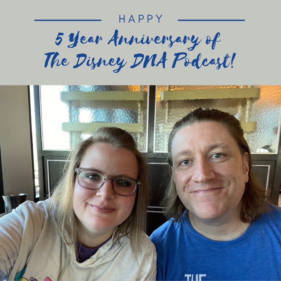 thedsnydnapod's tweet photo. Today is huge for us!!!
On this day in 2015, episode #1 of the podcast was released to the world!

#disney #disneypodcast #disneydnapodcast #disneydna #thankyou #5yearanniversary #podcast #podcastlife #podcastersofinstagram #podcasting https://t.co/QPZh1GrTUp